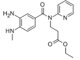 3-amino-4-methylamino-benzoic acid-N-(2-pyridyl)-N- (2-ethoxycarbonylethyl)-amide